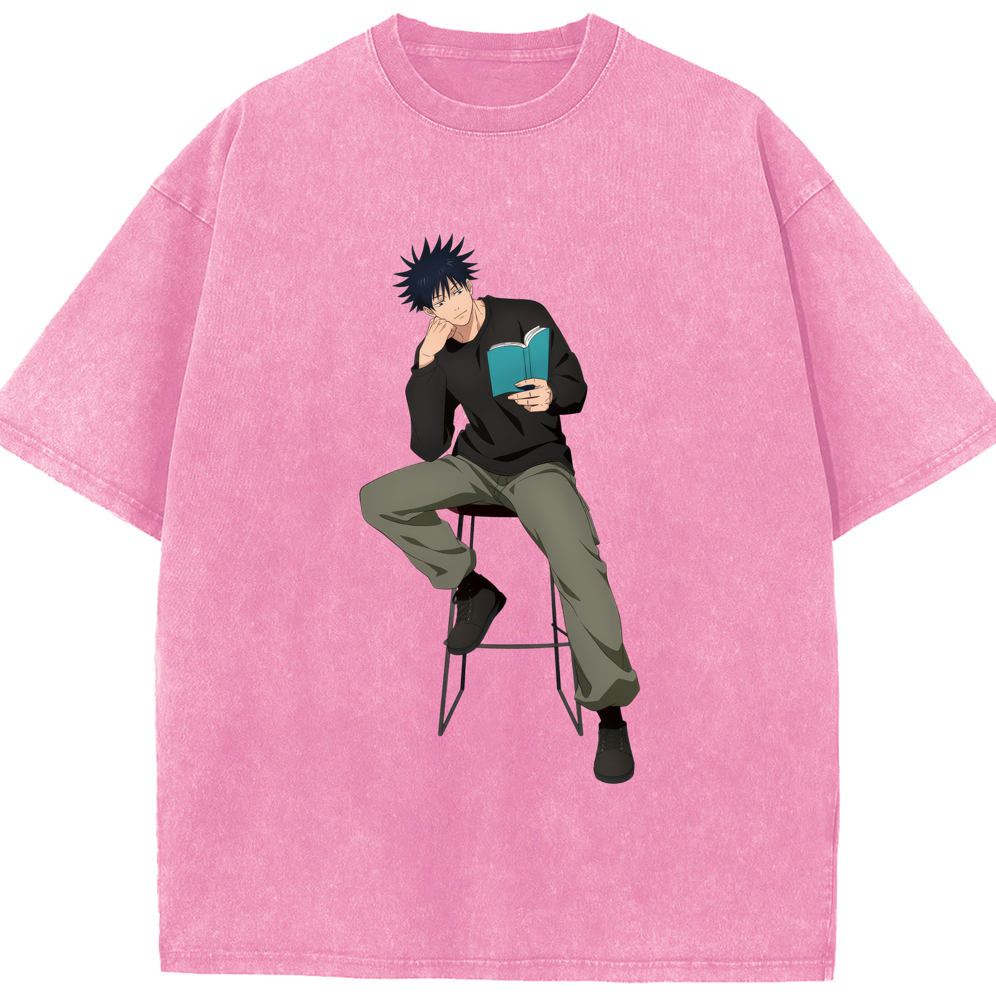 （画像用） 呪術廻戦 Jujutsu Kaisen 綿100% ヴィンテージ風 半袖Tシャツ（フロントプリント）